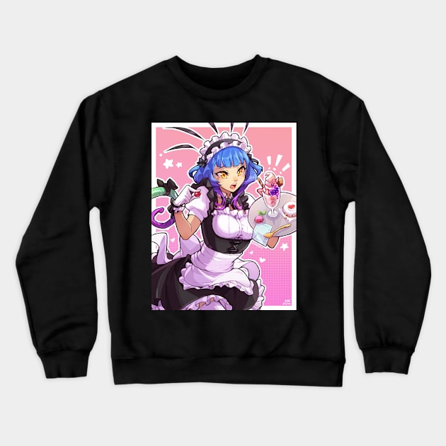 Maid Neeko Crewneck Sweatshirt by vmat